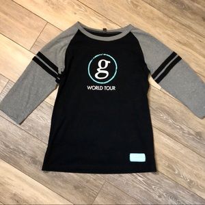 Garth Brooks World Tour Raglan Sleeve Graphic Tee